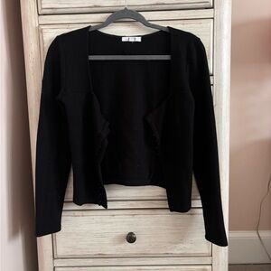 Black Women's Ribbed long sleeve